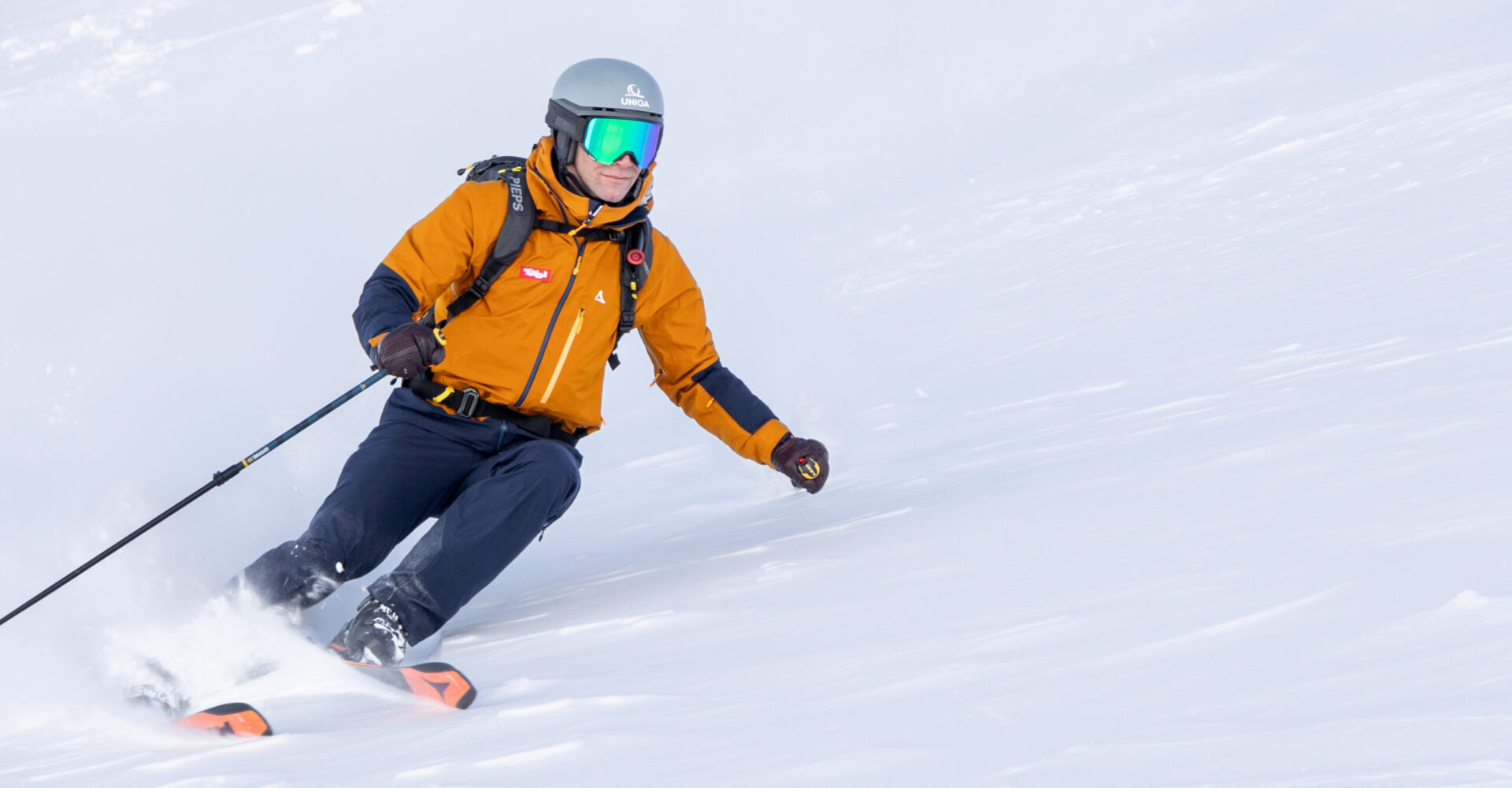 Benni Raich im Tiefschnee